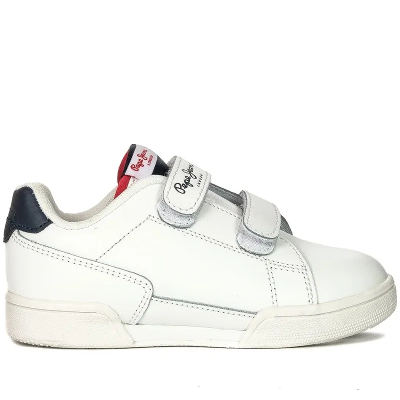 Pepe Jeans PBS30488 800 White White Sneakers 