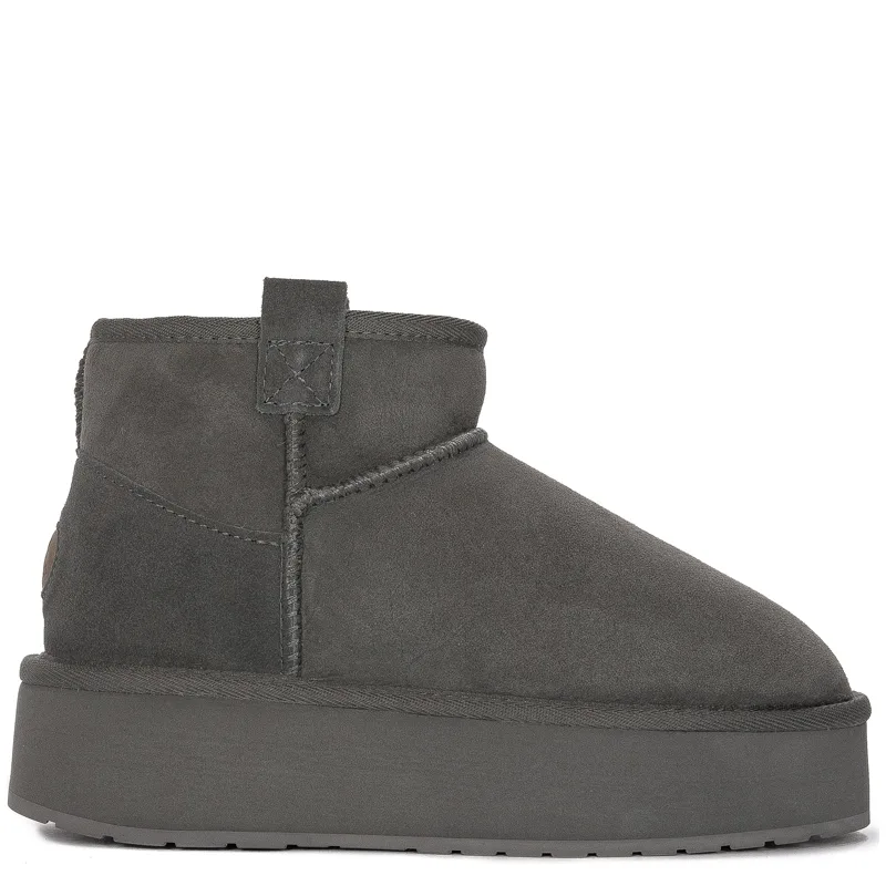 EMU Australia Foy Flatform Micro W13073 CHARCOAL