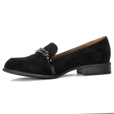 Jezzi Women Low Shoes Black Fabric