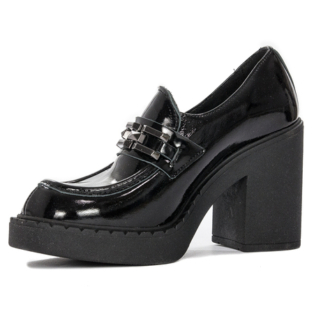 Lemar Women's leather black shoes