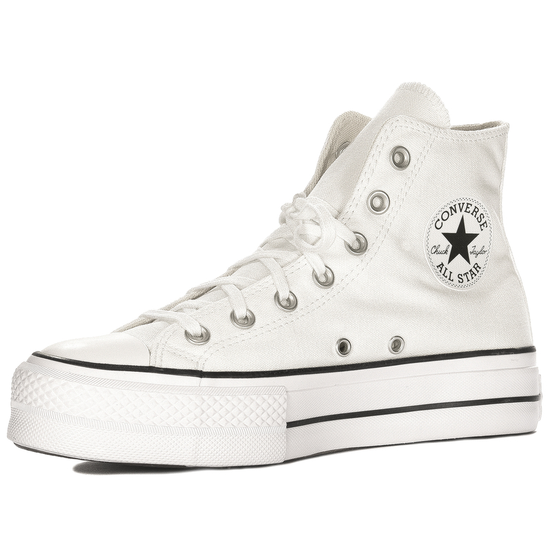Converse Women's White/Black/White Trainers