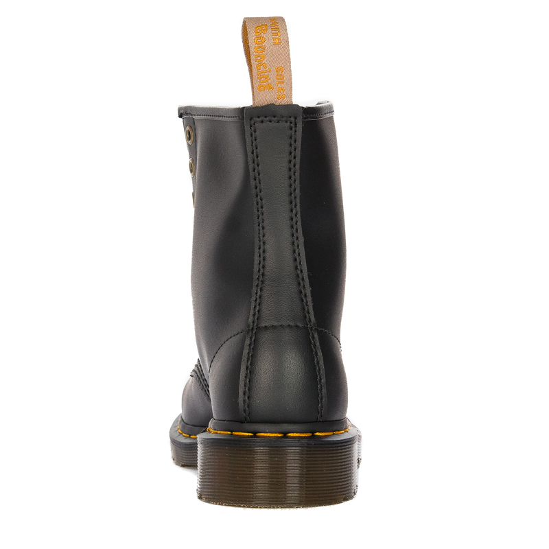 Dr. Martens Botki glany damskie skórzane Vegan 1460 Black