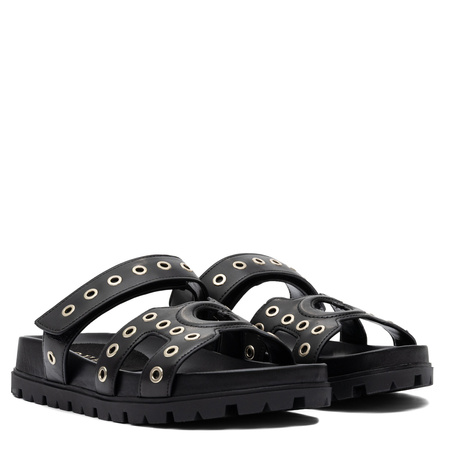 Guess Women's Platform Flip Flops Black FLPFAS-ELE03-BLK