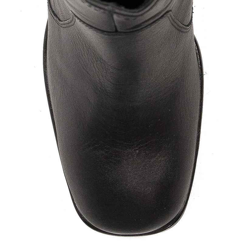 Maciejka Black Leather Women's Boots