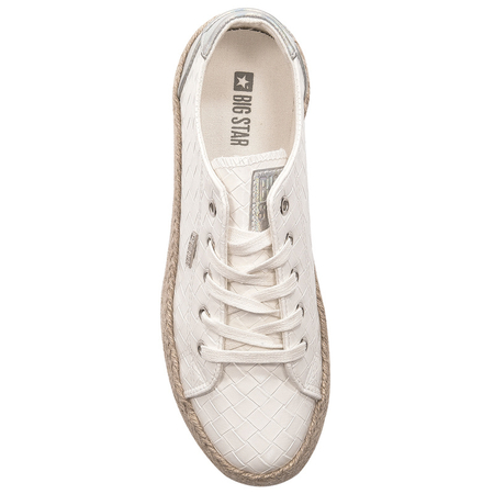 Espadryle Big Star JJ274397 White Białe