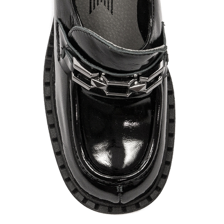 Lemar Women's leather black shoes