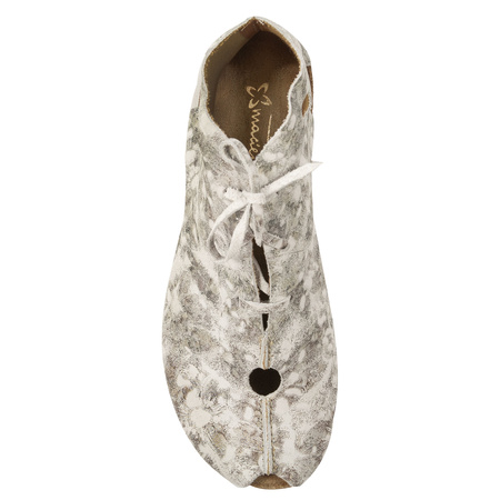 Maciejka Women's Leather Boots White + Copper