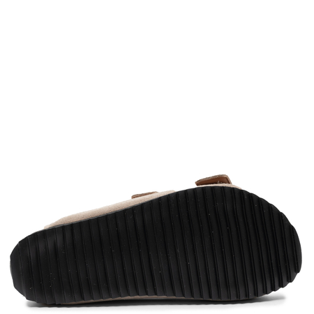 Verbenas Elena Leather Platform Slides Beige ELENA-SERRAJE-PIE