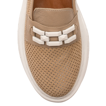Artiker Beige Women's Flat Shoes