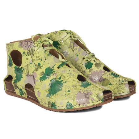 Maciejka Women's Leather Boots Green