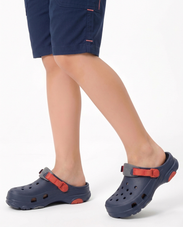 Crocs Classic All-Terrain Clog Kids Klapki Chłopięce Granatowe 207458-410