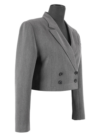 Opra Marynarka Damska Dwurzędowa Samira Grey