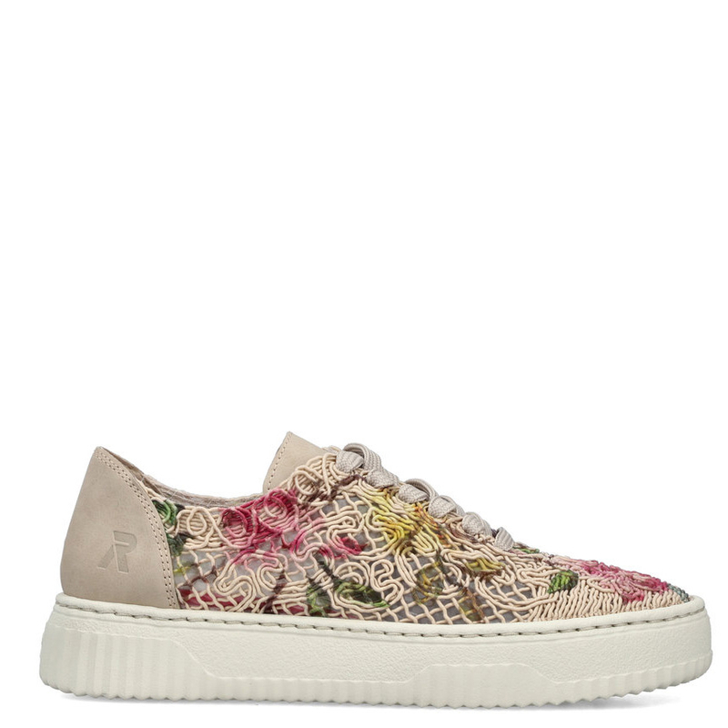 Rieker Wielokolorowe Sneakersy Damskie Ażurowe Tekstylne N9919-91
