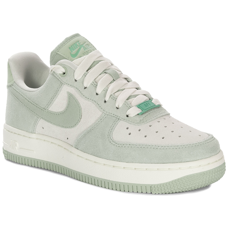 Nike Sneakersy Zamszowe Damskie Air Force 1 Zielone HQ1497-099