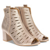 Maciejka Women's Leather Boots Gold