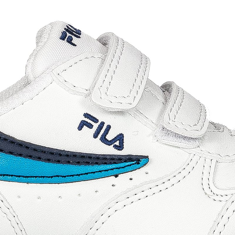 Fila Buty dziecięce Orbit Velcro Infants 1011080.92E White Navy