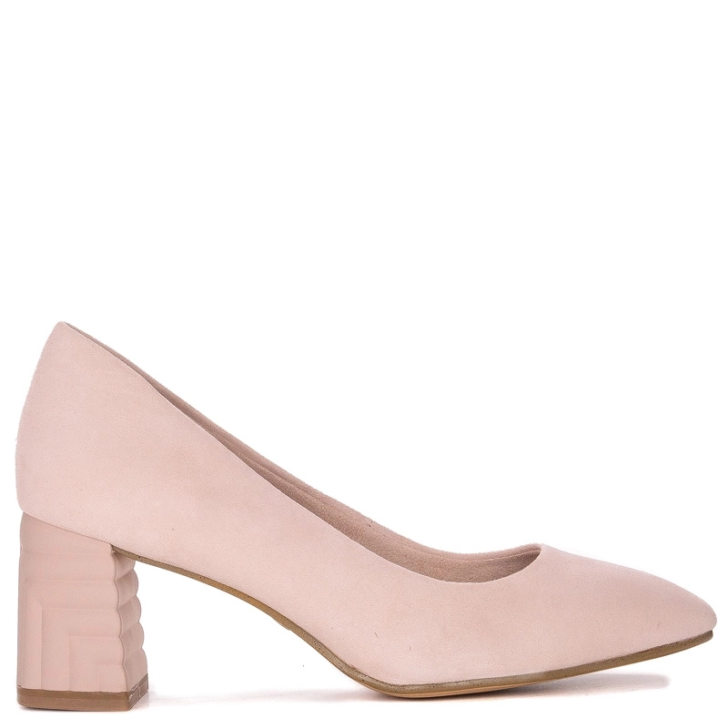 Tamaris Women's pumps, leather velor Rose Pink