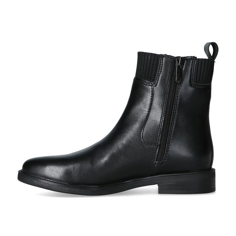 Marco Tozzi Women's Leather Ankle Boots Black