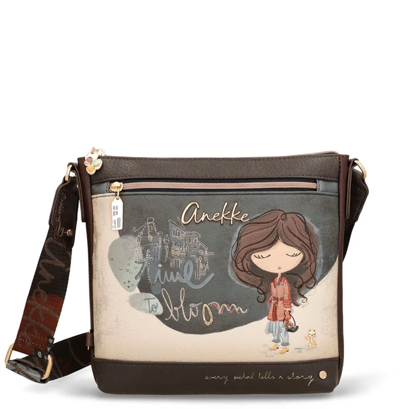 Anekke Time To Bloom Crossbody Bag Embroidered Multicolored 43703-069