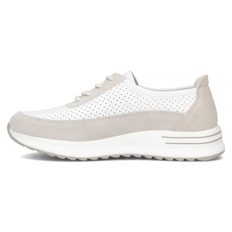 Filippo Półbuty Sneakersy Damskie Skórzane Białe