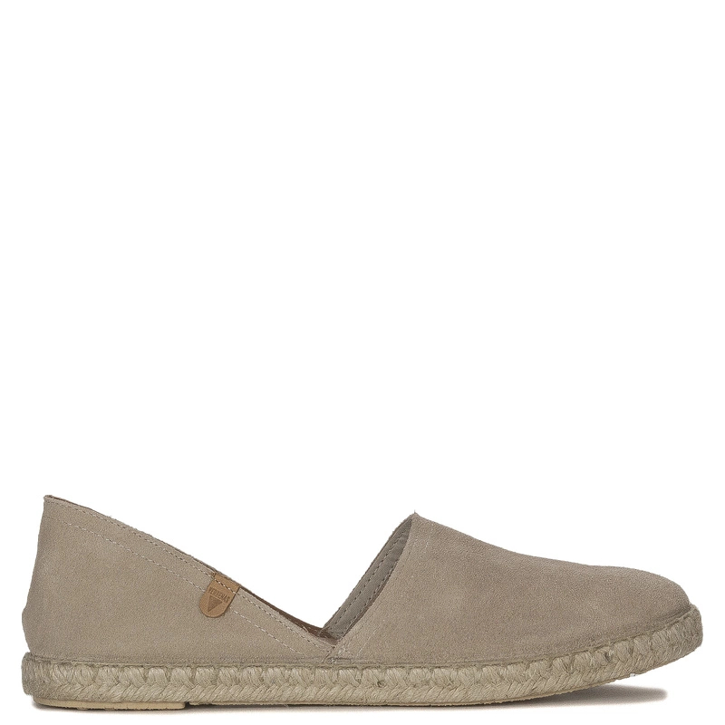 Verbenas Carmen Suede Espadrilles Beige CARMEN-SER-CRUDO