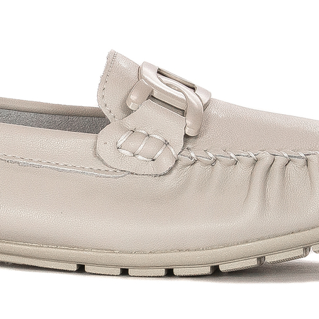 Filippo Women's Moccasins Leather Gray