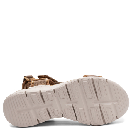 Artiker Women's Sporty Fabric Platform Sandals Brown 58C1231