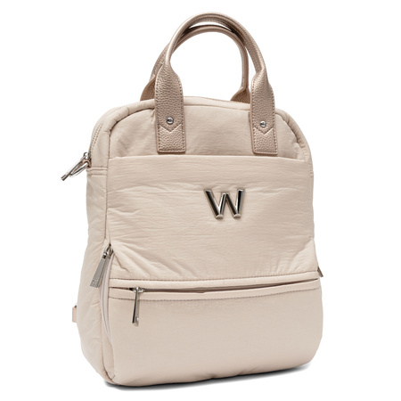 Wonders 2-In-1 City Backpack Large A4 Capacity Beige WB-52006-BEIG
