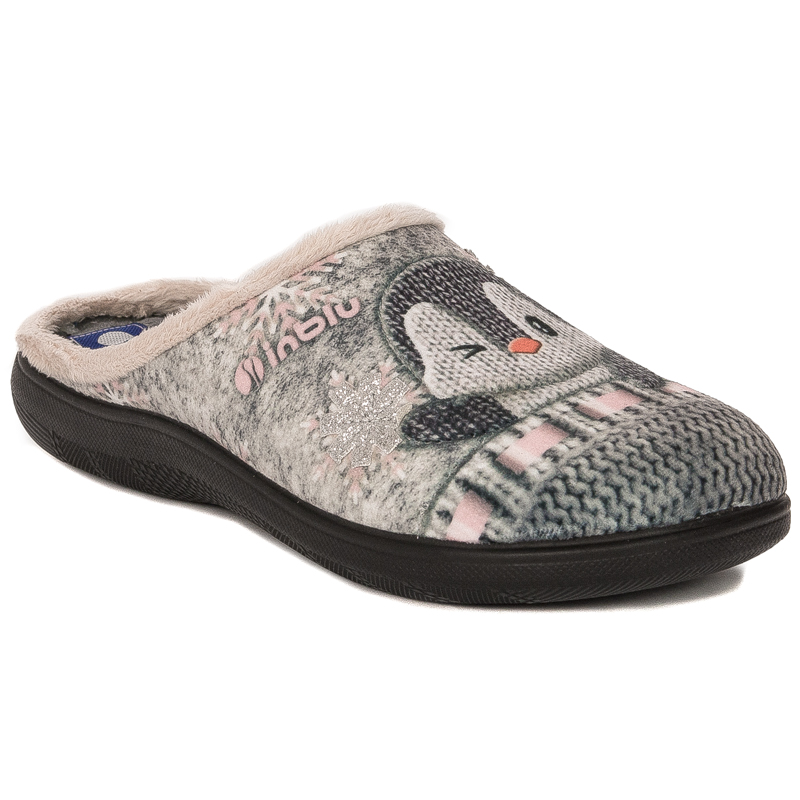 Inblu Kapcie damskie Grey Szary