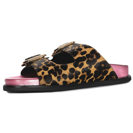 Gioseppo Women's Flip Flops Leopard