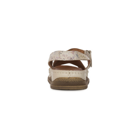 Maciejka Women's Leather Sandals in Flowers