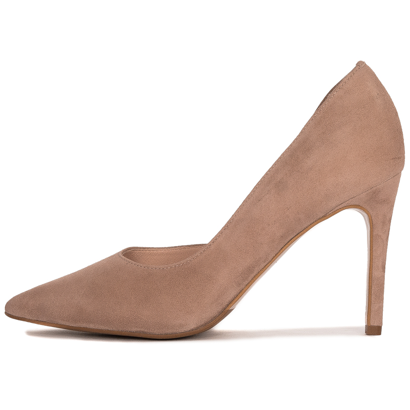 Visconi Women's Pink Leather Heels Pumps
