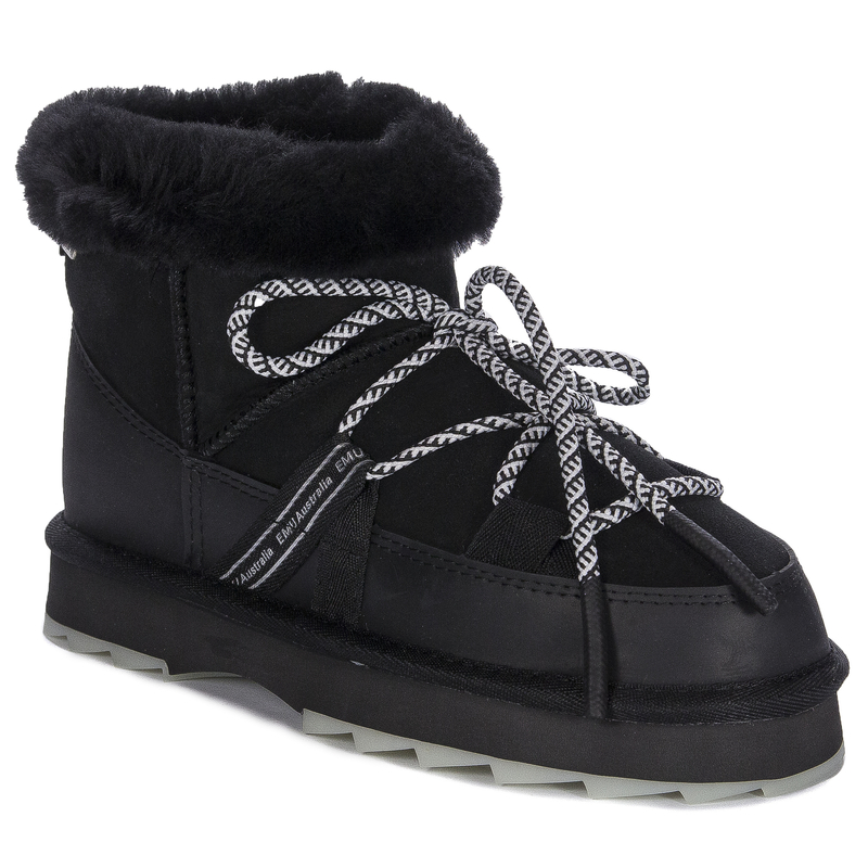 EMU Australia Black Blurred Micro W13129 BLK