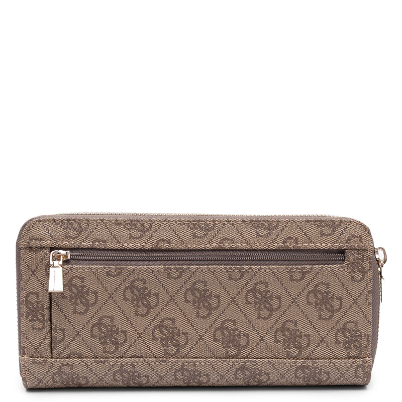 Guess Brenton Zip Around Wallet Monogram Latte SWLG9648146-LATTE