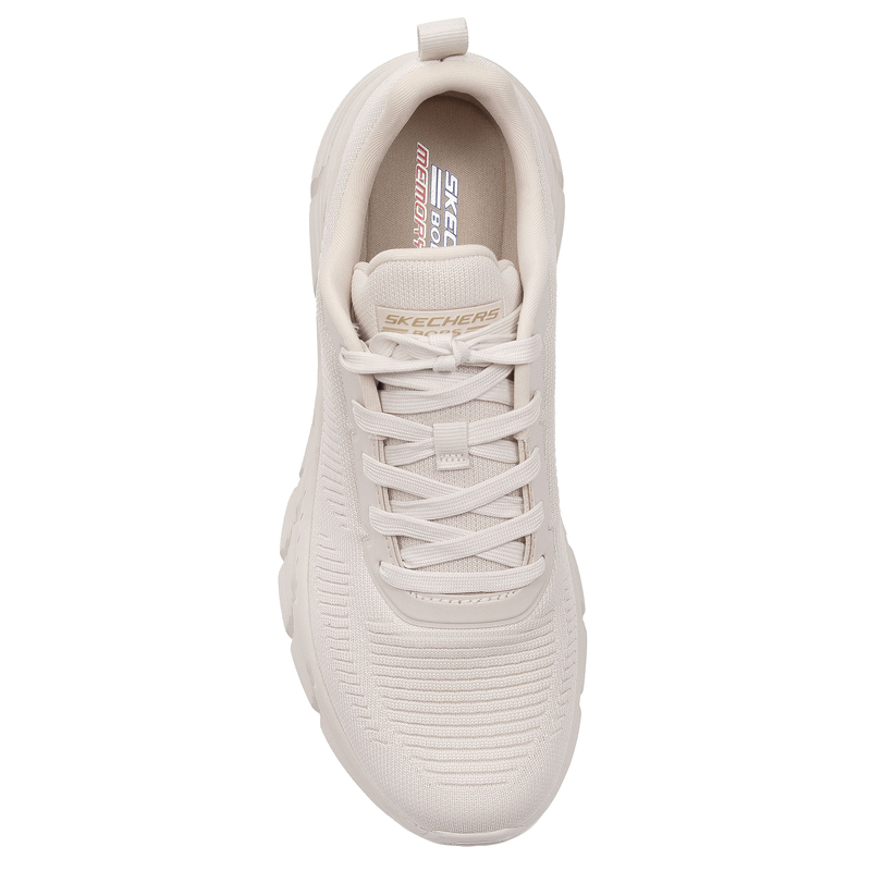 Skechers BOBS Sport Sneakersy Na Platformie Białe 117385-OFWT