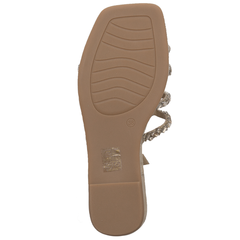 Alma En Pena Women's Suede Sand Beige Sandals