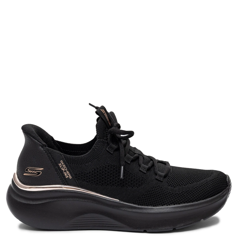 Skechers Slip-ins Sneakersy Damskie Sportowe Czarne 117617-BBK