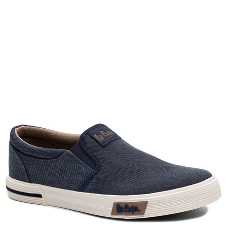 Lee Cooper Półbuty Męskie Granatowe na Gumowej Podeszwie LCW-26-02-4088MC