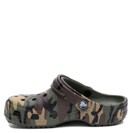 Crocs Classic Camo Clog Kids' Clogs Lightweight Camouflage Green 211879-3TC