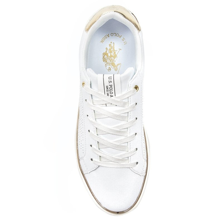 U.S.Polo Assn. Sneakersy buty damskie na platformie White Białe