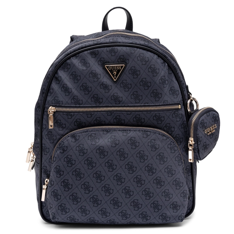 Guess Adrian Logo City Backpack Monogram Black TWNB2168350-BLACK