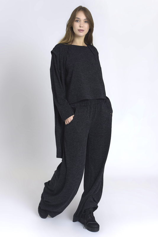 Maciejka Women's knitted smock Emma Graphite