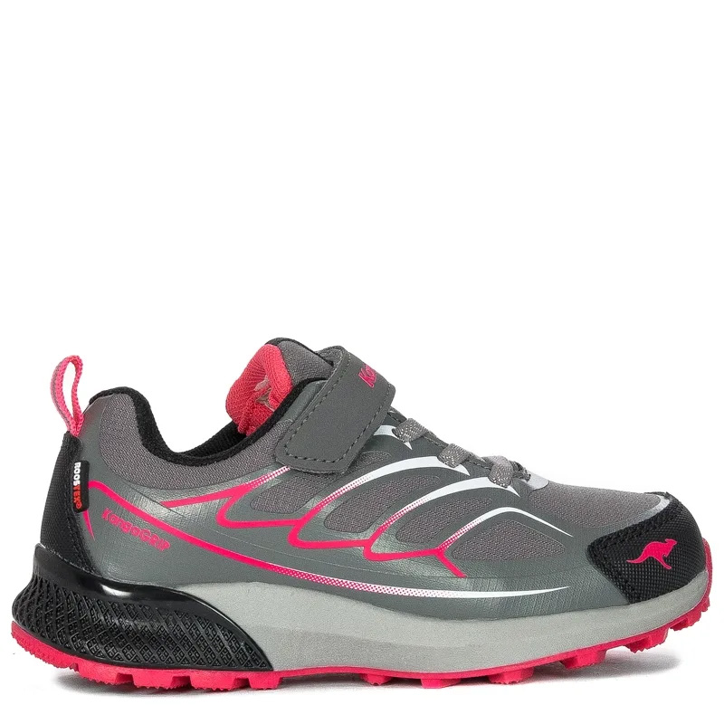 Kangaroos buty dziecięce K-HK Flow EV RTX Steel Grey/Dusty Rose