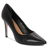 Visconi women's black leather heels Pumps