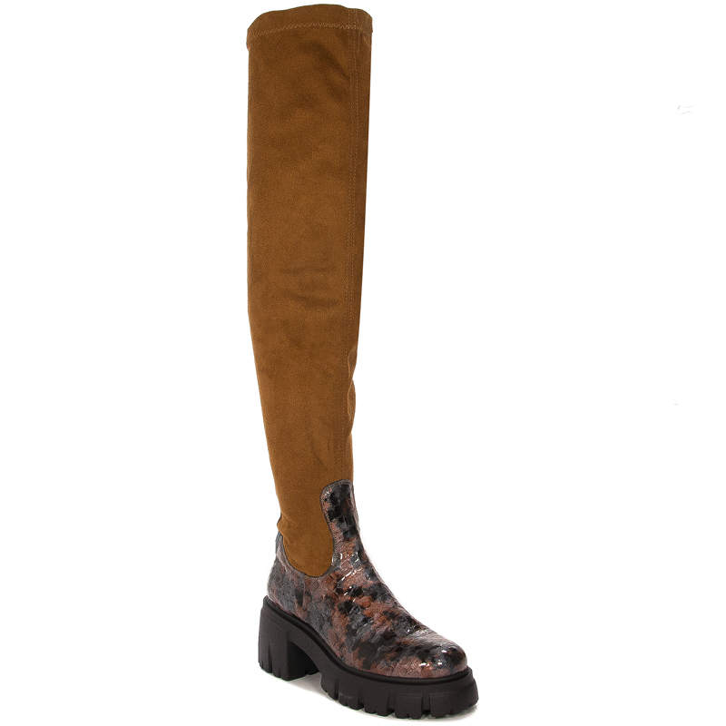 Maciejka 05260-29/00-7 Brown Knee-High Boots