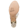 Sca'viola Women's Sandals On A High Heel Gold