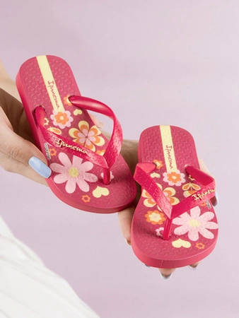 Ipanema Klapki japonki dziecięce dziewczęce Temas X Kids Pink/Pink/Beige