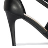 Sergio Leone women's sandals on a high heel Black PU