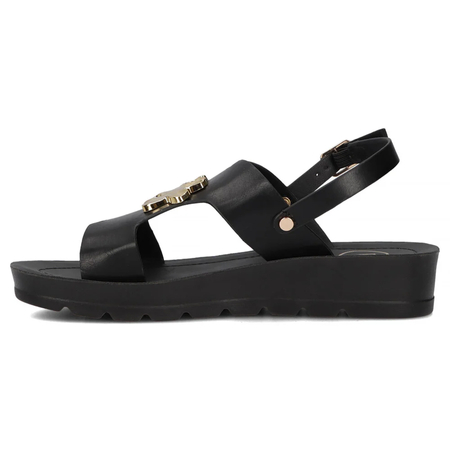Filippo Women's Flat Sandals Black