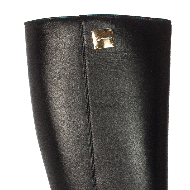 Maciejka Black Knee-High Boots